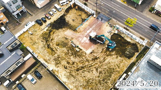 カルナシア元町建設の様子 2024年5月