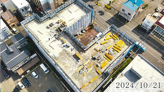 カルナシア元町建設の様子 2024年10月