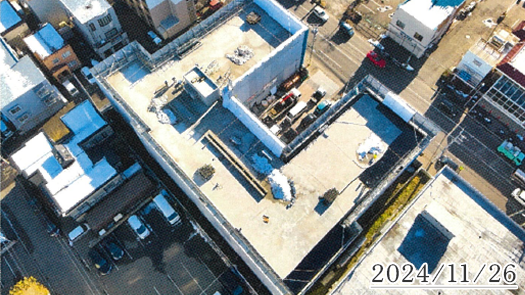 カルナシア元町建設の様子 2024年11月